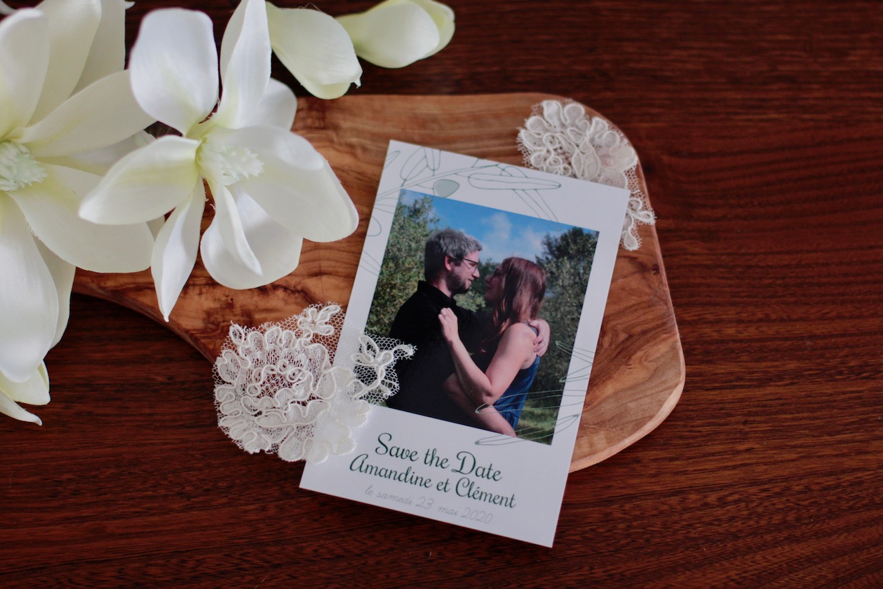 popcarte ; papeterie ; mariage ; save the date ; faire part